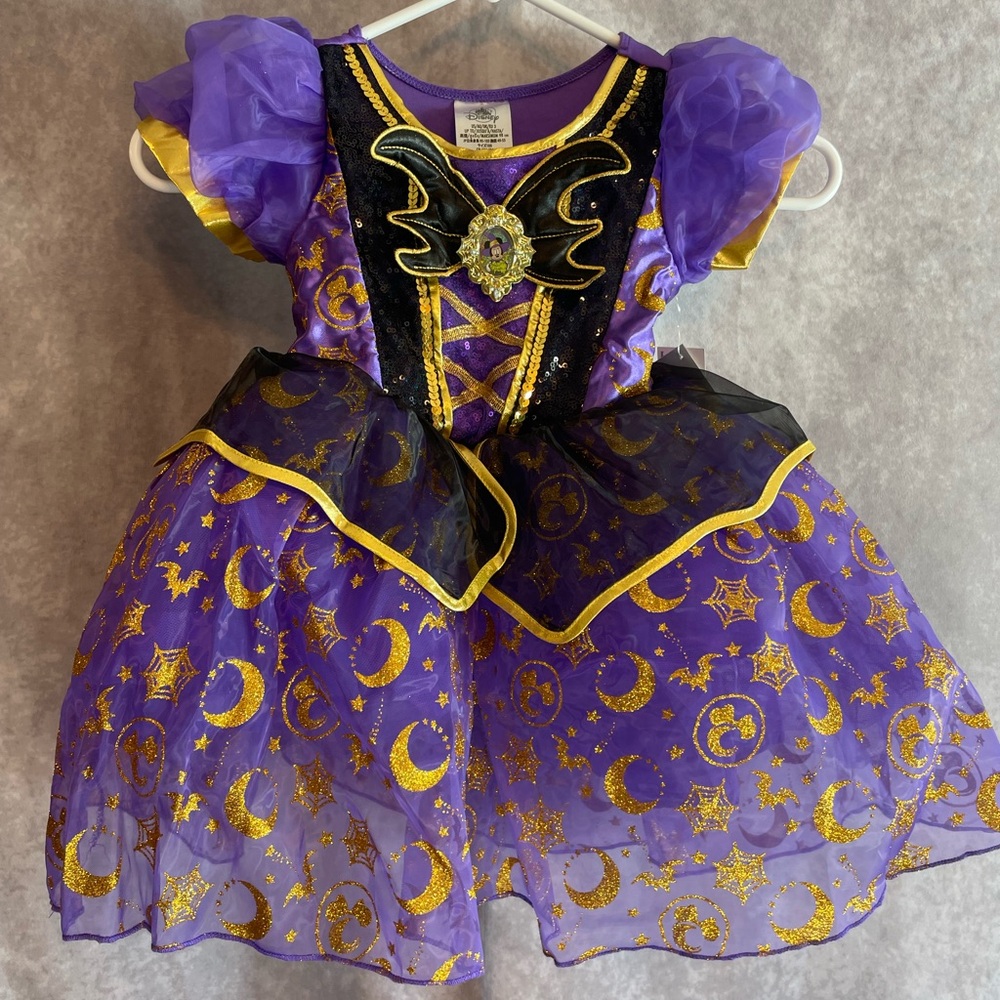 Disney Parks Minnie Mouse Witch Costume Dress (toddler) 3